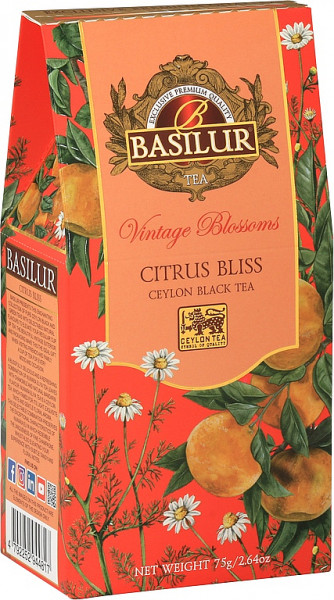 BASILUR Vintage Blossoms Citrus Bliss Papier