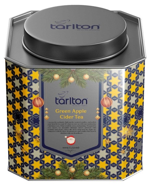 TARLTON Weihnachten Grüner Apfelwein Tee Dose 100g