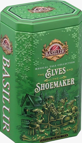 BASILUR Elves Shoemaker / Magisches Märchen-Elfen- und Schuhmacher-Dose 75g