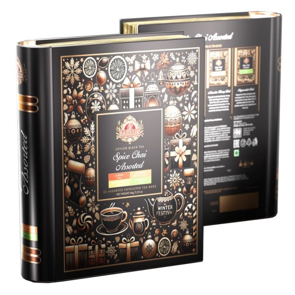 BASILUR Christmas Spice Chai Book Sortiertes 32x2g