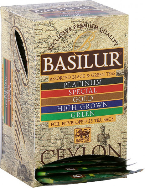 BASILUR Island of Tea Sortierte Deckel 20x2g und 5x1,5g