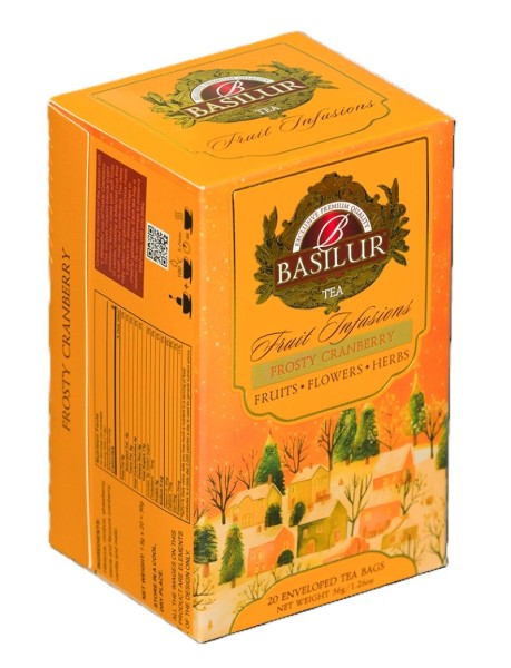 BASILUR Christmas Fruit Frosty Cranberry 20x1,8g
