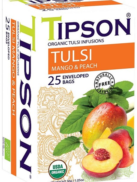 TIPSON BIO Tulsi Mango & Peach 25x1,2g