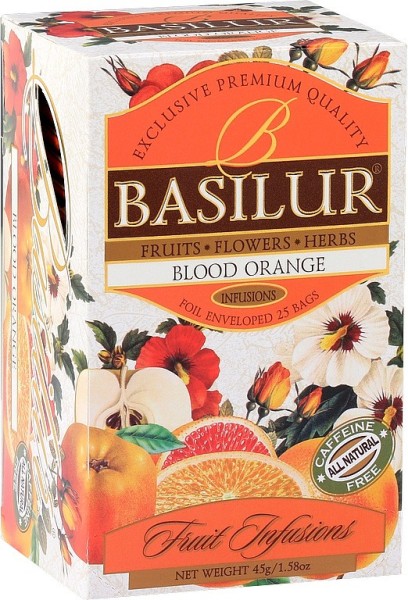 BASILUR Frucht Blutorange 25x1,8g