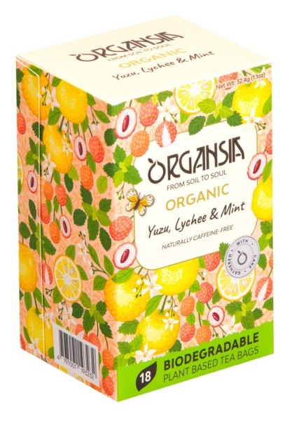 ORGANSIA BIO Yuzu Lychee & Mint 18x1,8g