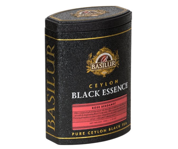 BASILUR Black Essence Rose Bergamotte Dose 100g