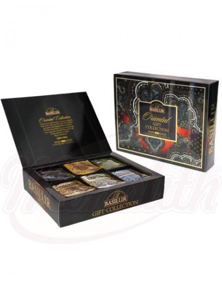 Basilur Tea 6 Sorten Oriental Gift Collection Teebox (60 Beutel)