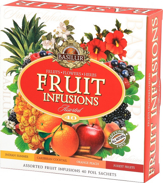 Basilur Tea Fruit Infusions Assorted 40