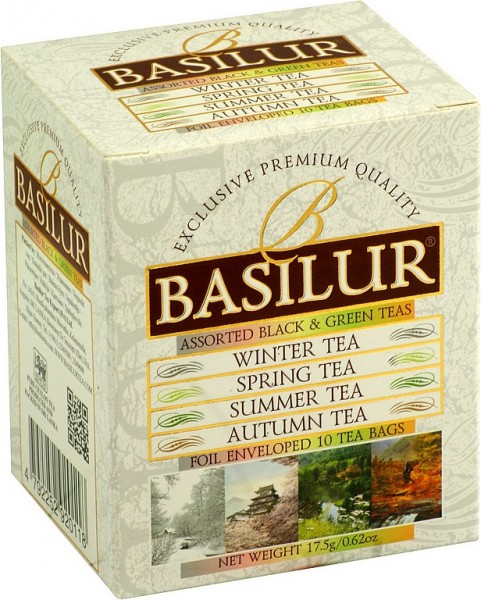 Basilur Tea Assorted Black & Green Teas (10 Beutel)