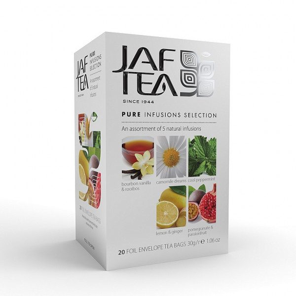 JAFTEA Pure Infusions Selections Verpackung 20x1,5g