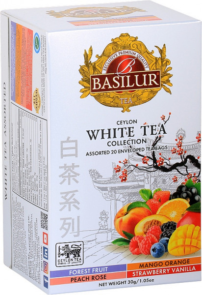 BASILUR Weißer Tee Assortierte Hülle 20x1,5g