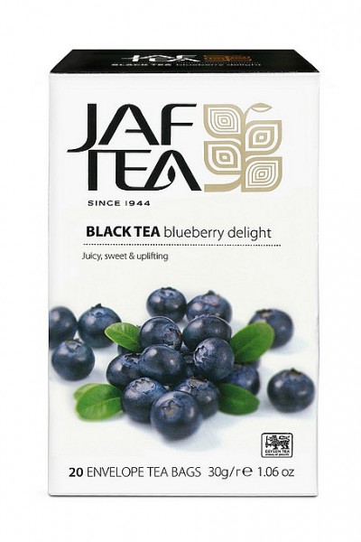 Jaf Tea Blueberry Delight schwarzer Tee 20 Folienbeutel x 1,5g