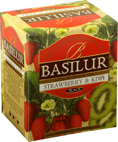 BASILUR- Magic Strawberry & Kiwi Hülle 10x2g