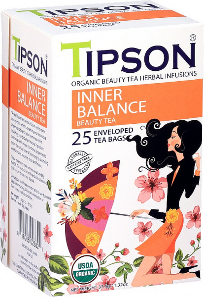 Tipson Tea BIO Beauty Tea Inner Balance Hülle 25x1,5g