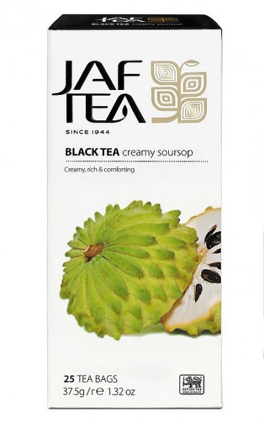 Jaf Tea Creamy Soursop schwarzer Tee 25 Beutel x 1,5g