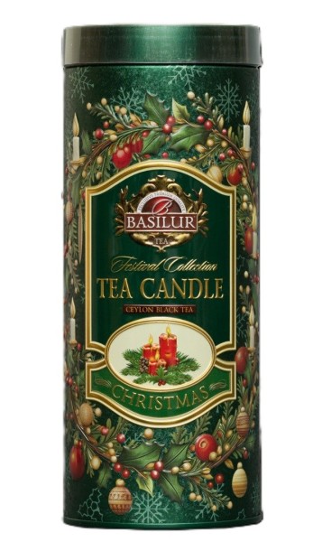 BASILUR Festival Candle Green Edition Dose 75g + Teekerze 11g
