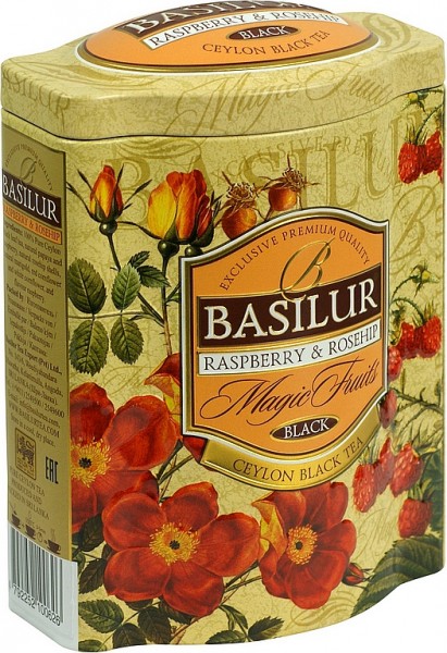 Basilur Tea Magic Fruits Raspberry & Rosehip (Blechdose)