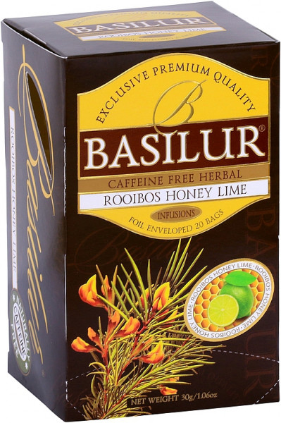 BASILUR- Rooibos-Honig-Limetten-Cover 20x1,5g