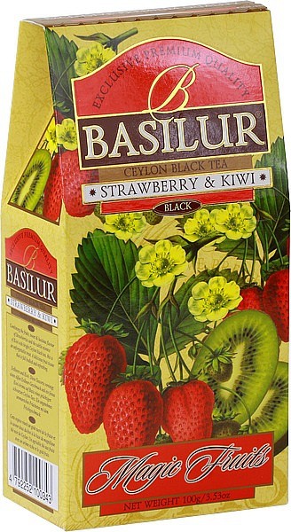 Basilur Tea Magic Fruits Strawberry & Kiwi (Karton)