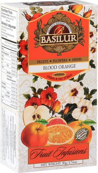 BASILUR Fruit Blood Orange 25x2g