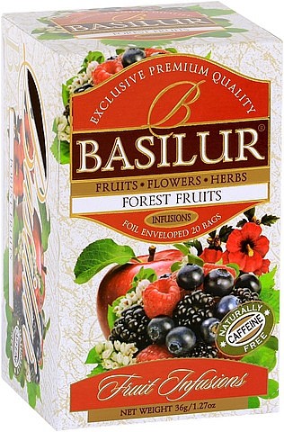 Basilur Tea Fruit Infusions Forrest Fruits (20 Beutel)