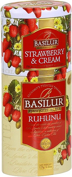 Basilur Tea Ruhunu Strawberry & Cream (Blechdose)