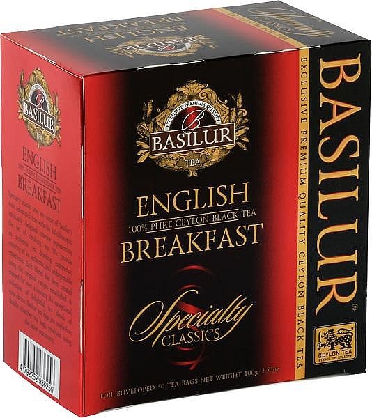 BASILUR Spezialität Englisch Frühstücksdecke 50x2g