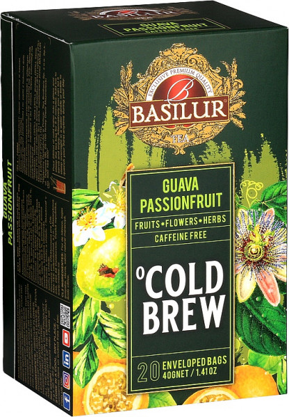 Basilur Tea Cold Brew Guave Passionsfrucht Abdeckung 20x2g