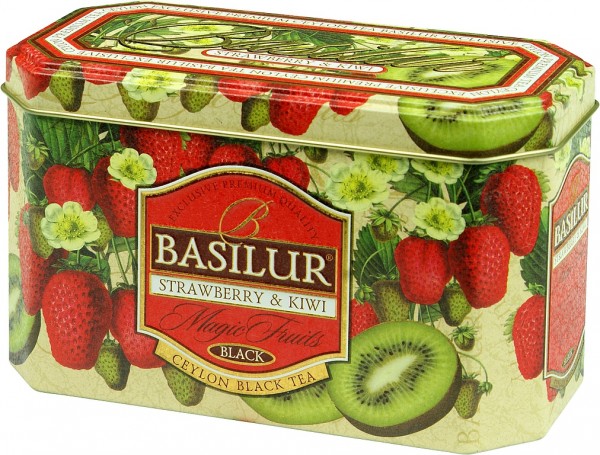 Basilur Tea Magic Fruits - Strawberry & Kiwi (20 Beutel)