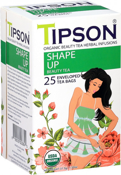 Tipson Tea BIO Beauty Tea Shape Up Hülle 25x1,5g