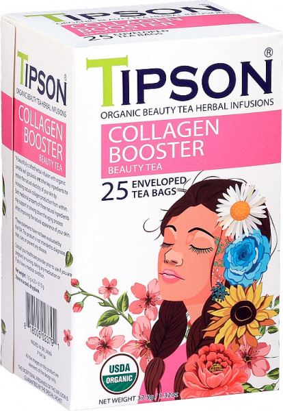 Tipson Tea BIO Beauty Tea Collagen Booster Hülle 25x1,5g
