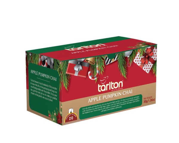 TARLTON Weihnachten Apfel Kürbis Chai Hülle 20x1,5g