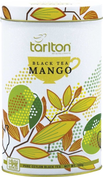 TARLTON Schwarzer Tee mit Mango Dose 100g