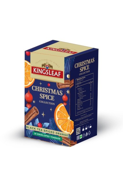 KINGSLEAF Xmas Black Spiced Orange 20x2g