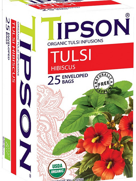 Tipson Tea Bio Tulsi Hibiscus