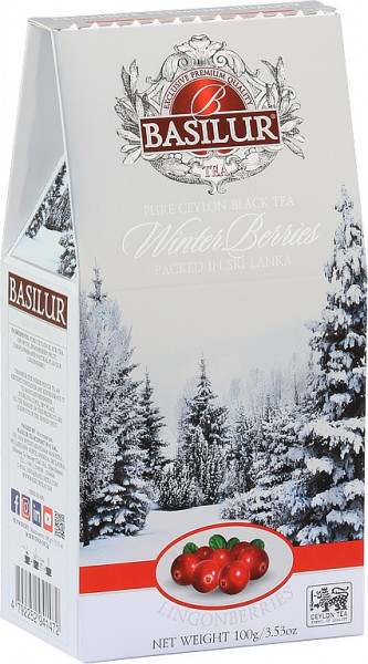 Basilur Tea Winter Berries Lingonberries Papier 100g