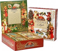 Basilur Tea Vintage schwarzer und grüner Tee 40 Folienbeutel ,4 Sorten Tee Basilur Tea Vintage schwarzer und grüner Tee 40 Folienbeutel ,4 Sorten Tee