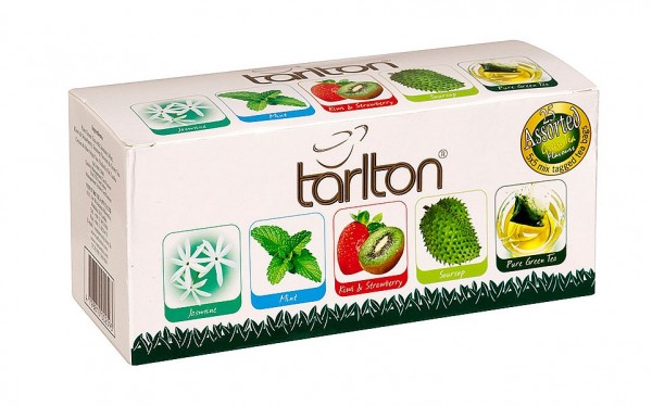 Tarlton Tea Variation von grünen Teesorten, 25 Stück