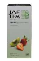 JAFTEA- Grüne Erdbeere & Kiwi Schutzumschlag 25x2g JAFTEA- Grüne Erdbeere & Kiwi Schutzumschlag 25x2g