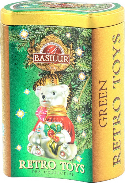 Basilur Tea Retro Toys Grüne Dose 75g