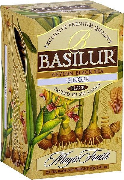 Basilur Tea Magic Fruits – Ginger (20 Beutel)