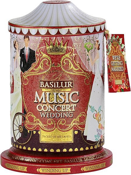 Basilur Tea Music Concert Wedding (Blechdose)