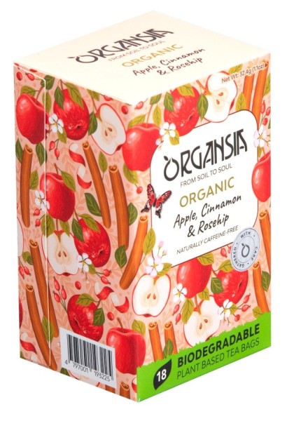 ORGANSIA BIO Apfel Zimt und Hagebutte 18x1,8g