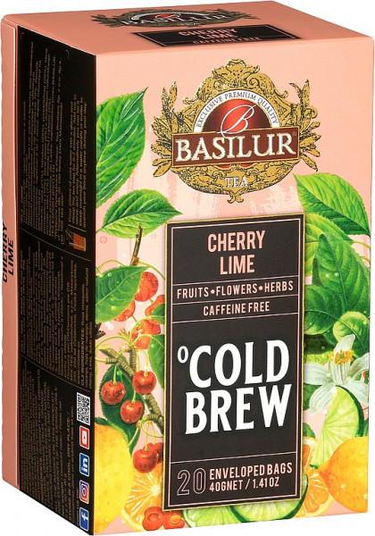 Basilur Tea Cold Brew Cherry Lime Abdeckung 20x2g