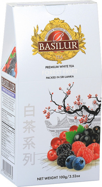 BASILUR- White Tea Forest Fruit Papier 100g