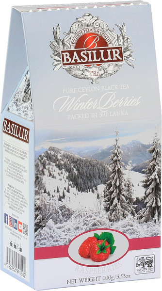 Basilur Tea Winterbeeren Himbeeren im Karton