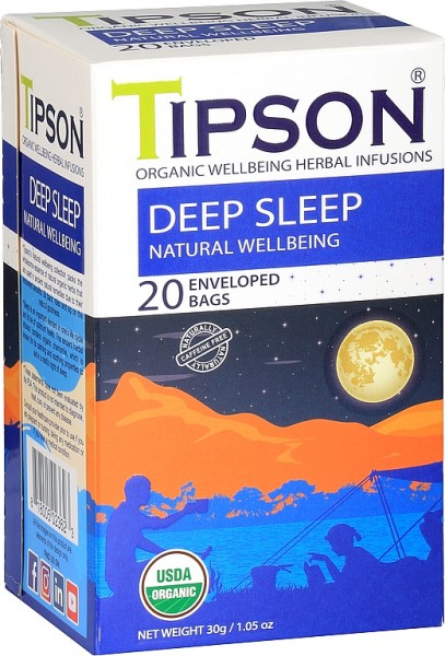 TIPSON BIO Wellbeing Deep Sleep 20x1,5g