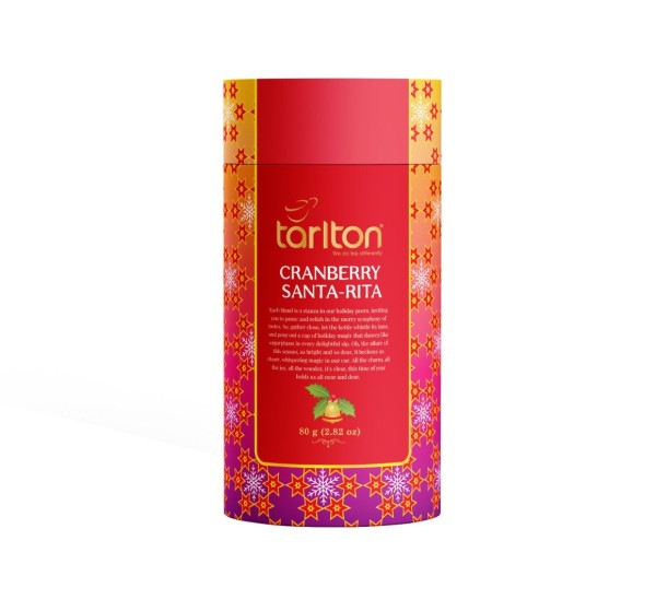 TARLTON Weihnachten Cranberry Santa-Rita Papier 80g