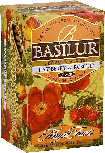 Basilur Tea Magic Fruits Raspberry & Rosehip (20 Beutel)