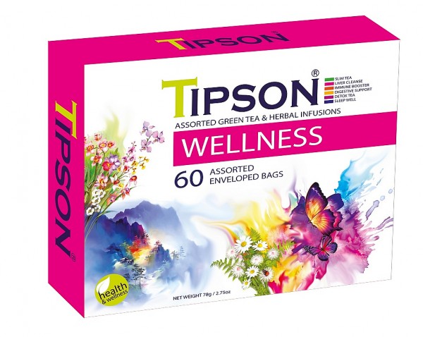 Tipson Tea Bio Wellness 60x1,3g
